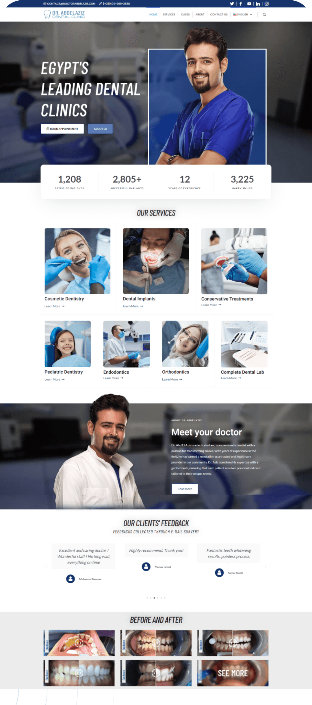 Dr. Abdelaziz website homepage